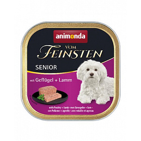 Animonda Vom Feinsten dog SENIOR baromfi és bárány bal. 11 x 150 g Animonda Vom Feinsten dog SENIOR baromfi és bárány bal. 11 x 150 g