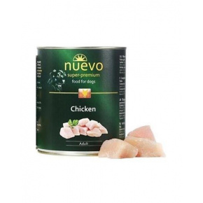 NUEVO dog Adult Chicken bal. 6 x 800 g-os konzervdoboz