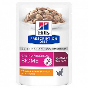 HILLS PD Fe i/d GASTROINTESTINAL BIOME Csirke Tasak 12 x 85 g
