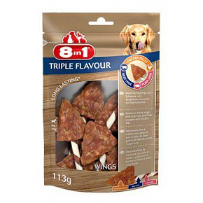8in1 Flavours Triple Flavour Wings csemege 113g/6db