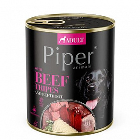 NEW PIPER marhahússal és céklával, kutyakonzerv 800 g NEW PIPER marhahússal és céklával, kutyakonzerv 800 g