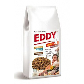 EDDY Junior közepes fajtájú húsos párnákkal 8kg EDDY Junior közepes fajtájú húsos párnákkal 8kg