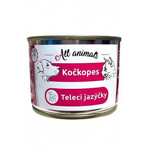 All Animals kutyamacská konz. Borjúnyelvek 200g