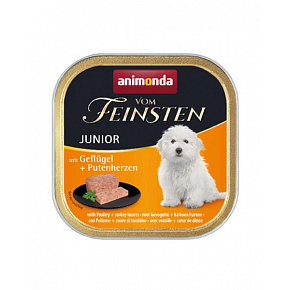 Animonda Vom Feinsten dog PUPPY baromfi és pulykaszív bal. 11 x 150 g