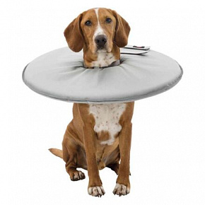 Védő puha gallér "korong", poliészter/hab, szürke Védő puha gallér "korong", poliészter/hab, szürke