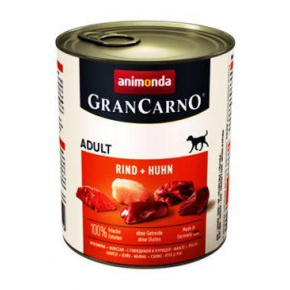 Animonda kutya GRANCARNO cons. Felnőtt marhahús/csirke 800g