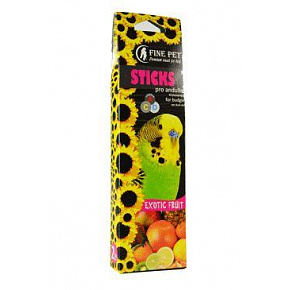 FINE PET Rúd Hullámos papagáj Egzotikus gyümölcs 2db/110g