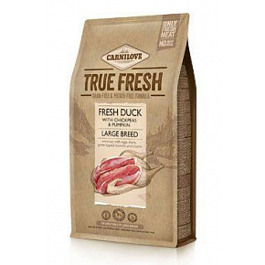 Carnilove Dog True Friss kacsa nagytestű kutyáknak 4 kg