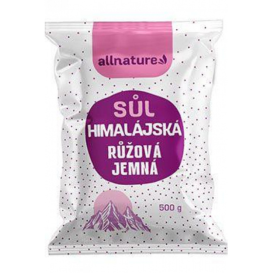 Allnature himalájai só rózsaszín finom 500g
