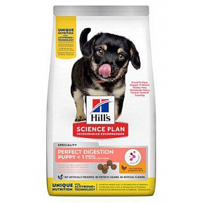 Hill konzervdoboza. SP+AB Perfect Dig Puppy M Chick&Rice 14kg Hill konzervdoboza. SP+AB Perfect Dig Puppy M Chick&Rice 14kg