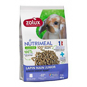 Junior nyulaknak szánt NUTRIMEAL takarmány 850g Zolux