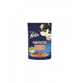 Nestlé FELIX Fantastic macska lazac zselés kapszula 26x85 g Nestlé FELIX Fantastic macska lazac zselés kapszula 26x85 g