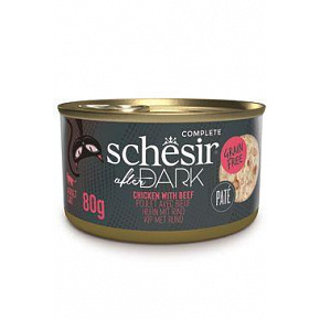 Schesir Cat Cons. After Dark Paté csirke/marha 80g