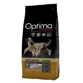 Optima Nova Dog GF Adult Medium Chicken&Potato 12kg