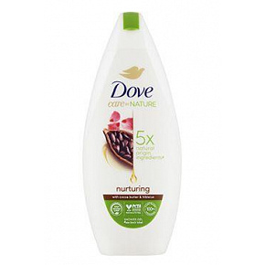 Dove tusfürdő Tápláló Kakaó+Hibiszkusz virág 225ml