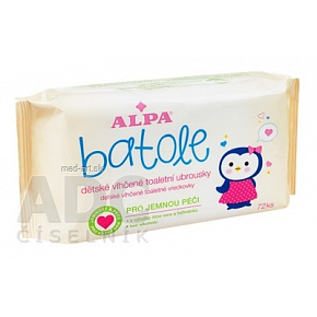 Alpa baba nedves törlőkendő 72db