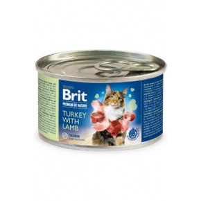 Brit Premium Cat by Nature konzum pulyka és bárányhús 200g