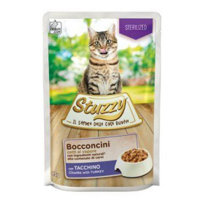 Stuzzy Cat pocket Adult Sterilizált pulyka 85g