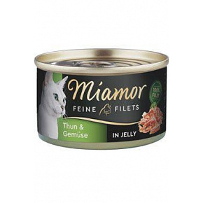Miamor Cat Filet tonhalkonzerv + zöldség zselében 100g Miamor Cat Filet tonhalkonzerv + zöldség zselében 100g