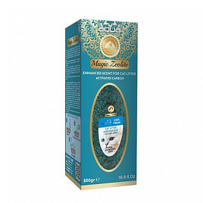 AQUA Magic Zeolite COOL FRESH - szemcsés dezodor macska WC-re, 500 g