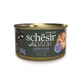 Schesir Cat Cons. After Dark Wholefood csirke/Kachna 80g Schesir Cat Cons. After Dark Wholefood csirke/Kachna 80g
