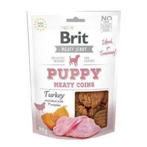 Brit Jerky Puppy pulyka húsos érmék 80g