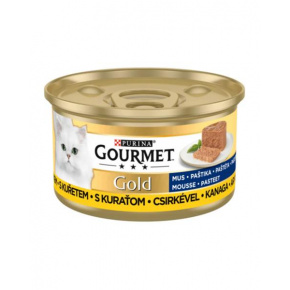 Nestlé GOURMET GOLD macska csirkepástétom konz.12x85 g