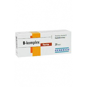 B-vitamin-komplex Forte Generica 20tbl