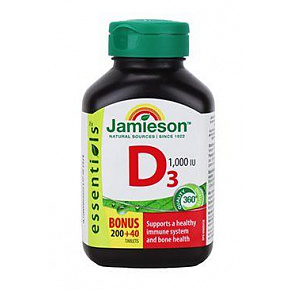 Jamieson D-vitamin D3 1000NE 240tbl