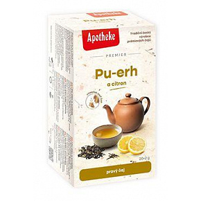 Apotheke Premier Pu-erh és citrom tea 20x2g