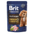 Brit Premium Dog Fillets Gravy Csirke & Zöldborsó 85g