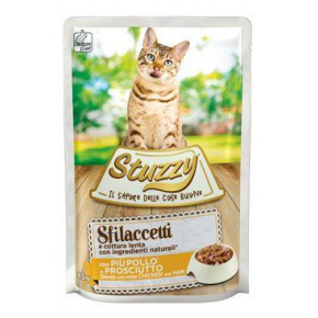 Stuzzy Cat pocket felnőtt sonka 85g