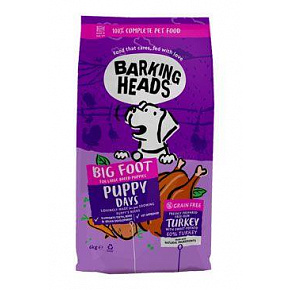 BARKING HEADS Big Foot Puppy Days pulyka 6kg BARKING HEADS Big Foot Puppy Days pulyka 6kg
