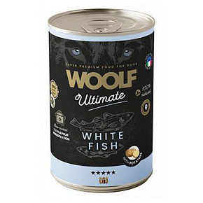 WOOLF Ultimate DogFood konz. Fehér hal 400g