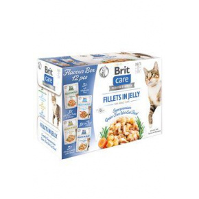 Brit Care Macskafilé zselés ízű dobozban 12x85g