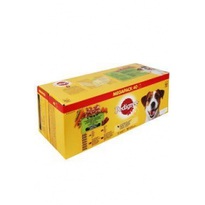 Pedigree pocket mix.válogatás zöldségekkel levében 40x100g