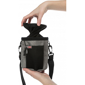 Multi Twist jutalomfalat tartó, 12 × 17 cm, fekete/szürke