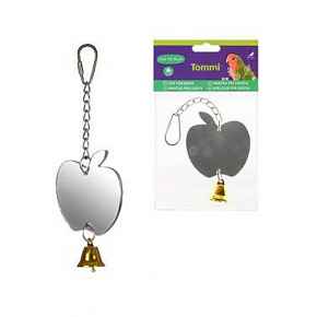 Játék egzotikus állatoknak Apple tükör csengővel Játék egzotikus állatoknak Apple tükör csengővel