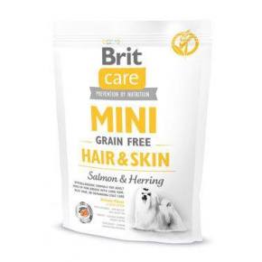 Brit Care Dog Mini Grain Free szőr és bőr 400g