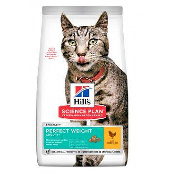 Hill Fel. SP Adult Perfect Weight csirke 7kg