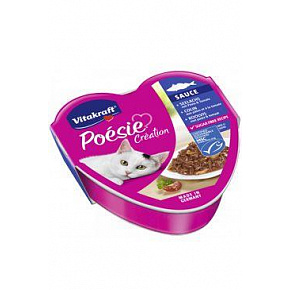 Vitakraft Cat Poésie Sauce tálca tőkehal.tészta.parad.85g Vitakraft Cat Poésie Sauce tálca tőkehal.tészta.parad.85g