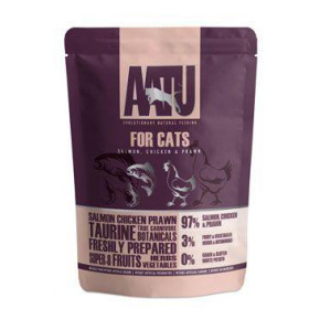 AATU Cat Salmon n Chicken n Prawn kapszula. 85g