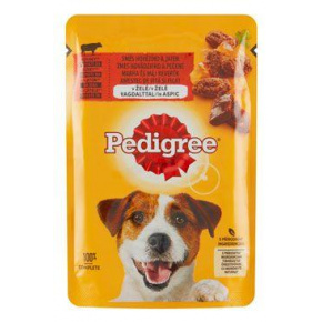 Pedigree pocket Adult marhahús zselében 100g