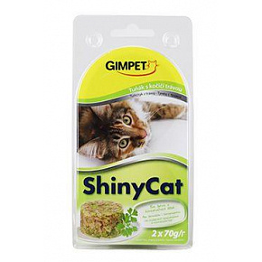 Gimpet macskakonzervek. ShinyCat tonhal/macska.fű 2x70g