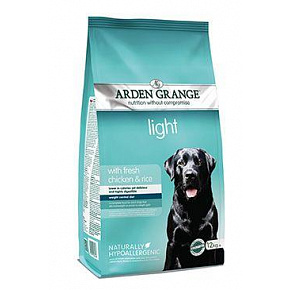 Arden Grange Dog Adult Light friss csirkével és rizzsel 12kg