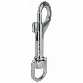 Karabiner félkör alakú szemmel, S-M: 13 mm