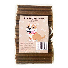 Delicacy Fogászati kereszt sertés 12,5cm 50db Delicacy Fogászati kereszt sertés 12,5cm 50db