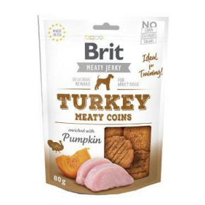 Brit Jerky pulyka húsos érmék 80g