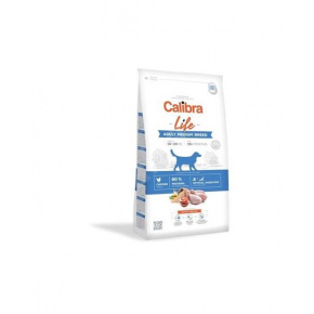 Calibra Dog Life Adult Közepes fajtájú csirke 12 + 2 kg