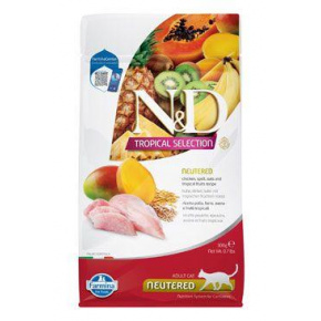 N&D TROPICAL SELECTION CAT ivartalanított csirke 300g